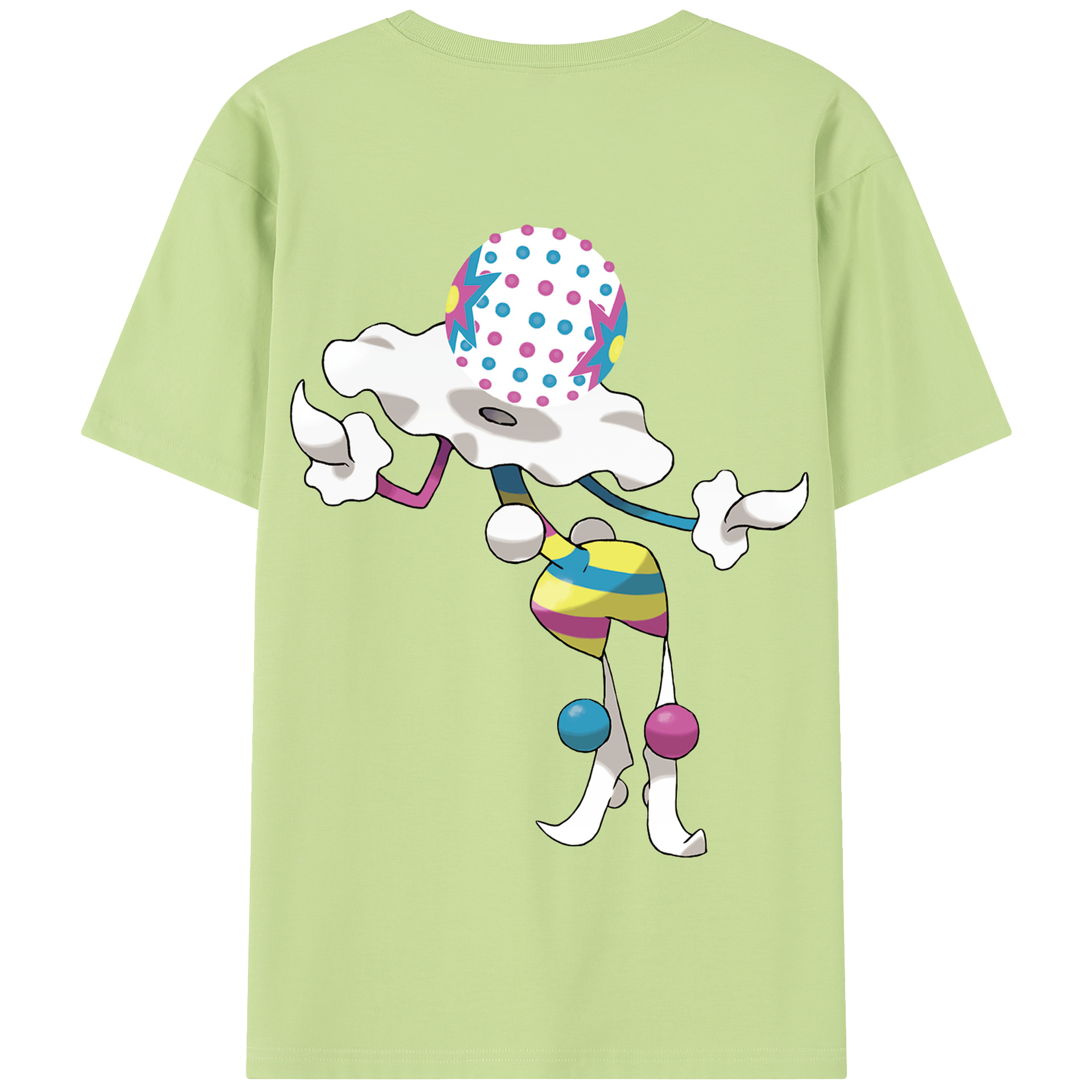 （画像用） ポケットモンスター Pokémon 綿100％半袖Tシャツ（背面プリント）